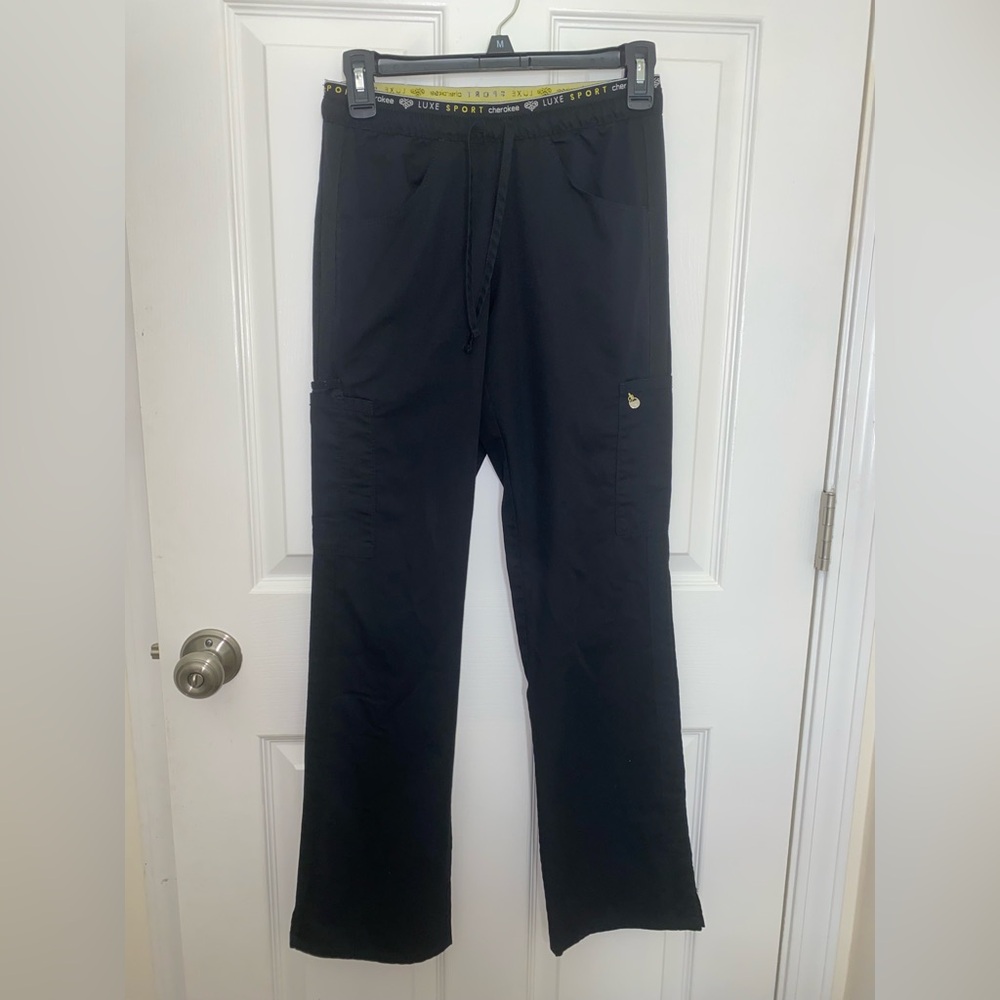 Size XS black scrub pants